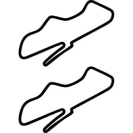 Donington Park Circuit Stickers – BTCC MotoGP Track Decals (2-Pack)