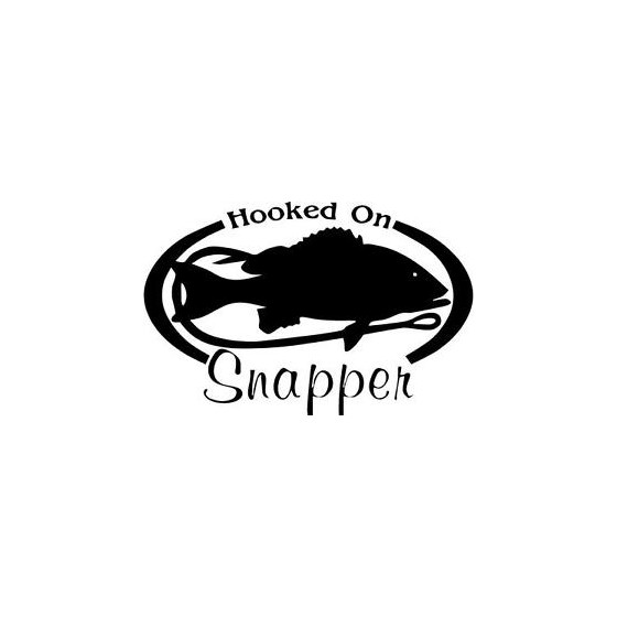 Red Snapper Vinyl Decal...