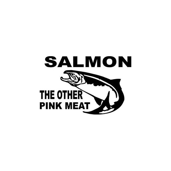 Salmon Vinyl Decal Sticker V6