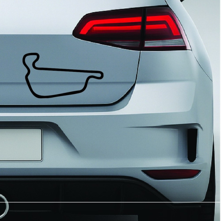 Buy ADAMS MOTORSPORTS PARK STANDARD COURSE DECAL Online