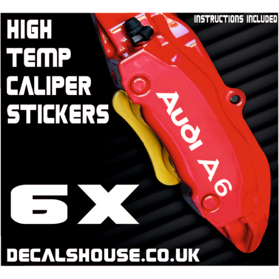 AUDI A6 V2 Caliper Stickers...