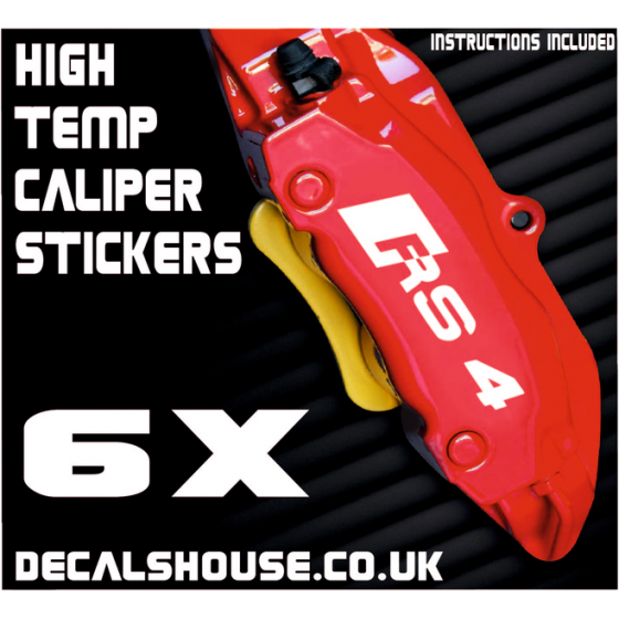 AUDI RS4 Caliper Stickers...