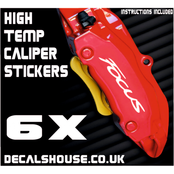 FORD FOCUS Caliper Stickers...