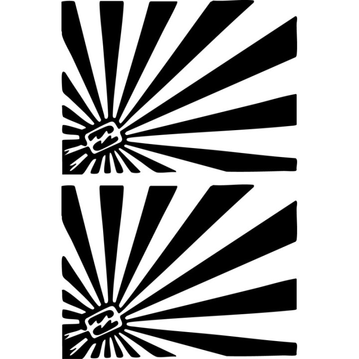 Billabong Rising Sun Stickers – Surf Lifestyle Board Decals (2-Pack)