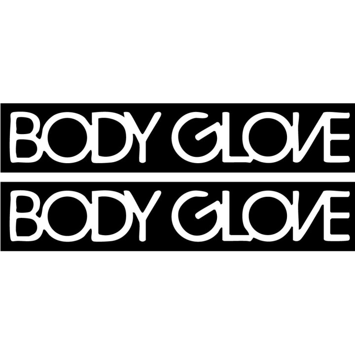 Buy Body Glove Text Block Surfing Decal Sticker Online