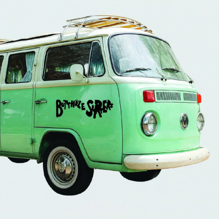 Butthole Surfers Stickers – Band Logo Decals (2-Pack)