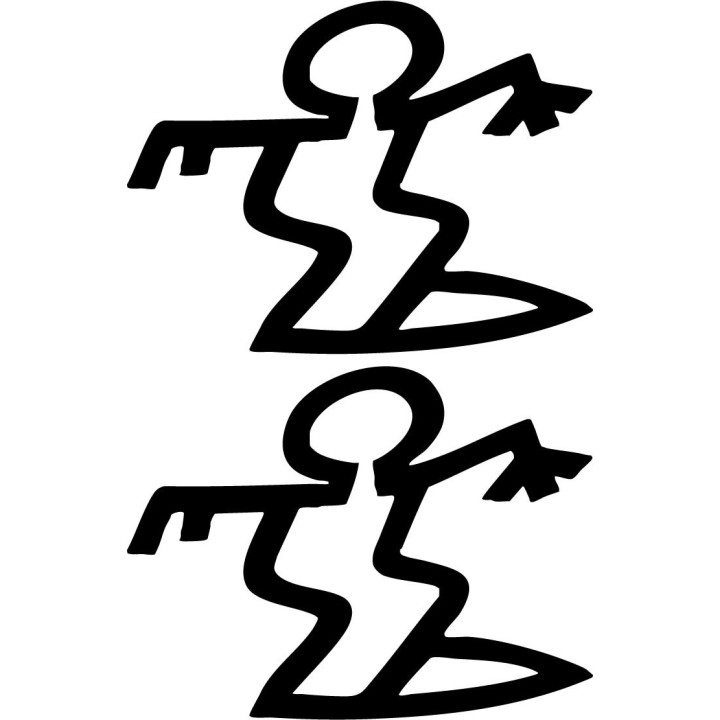 Da Hui Surfing Stickers – Hawaiian Surf Culture Decals (2-Pack)