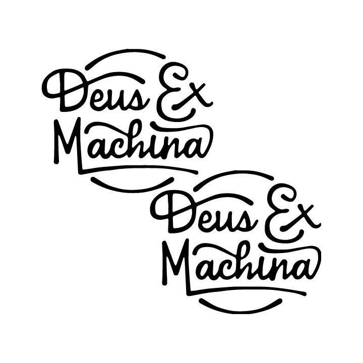 Deus Ex Machina Stickers – Surf Moto Decals (2-Pack)