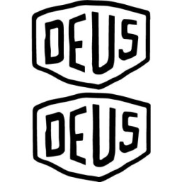 Deus Ex Machina Stickers – Surf Café Racer Decals (2-Pack)
