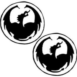 Dragon Alliance Stickers – Ski Snow MTB Decals (2-Pack)