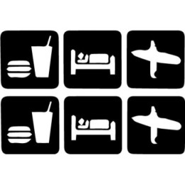 Buy Eat Sleep Surf Vinyl Decal Sticker Online