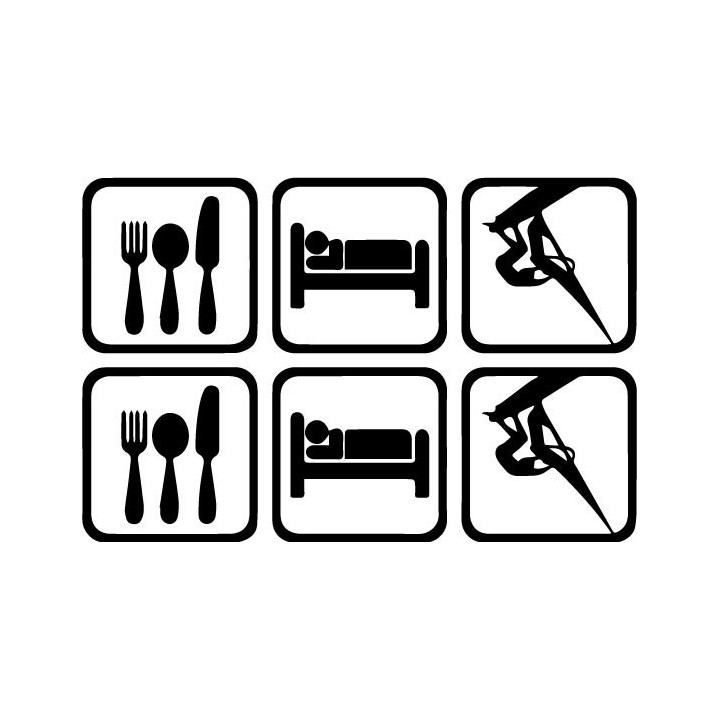 Buy Eat Sleep Windsurf Vinyl Decal Sticker Online