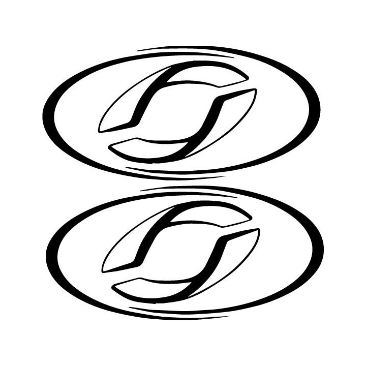 Buy Flexifoil Oval Surfing Decal Sticker Online