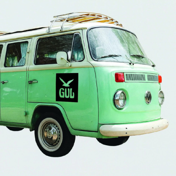 Buy Gul Retro Block Surfing Decal Sticker Online