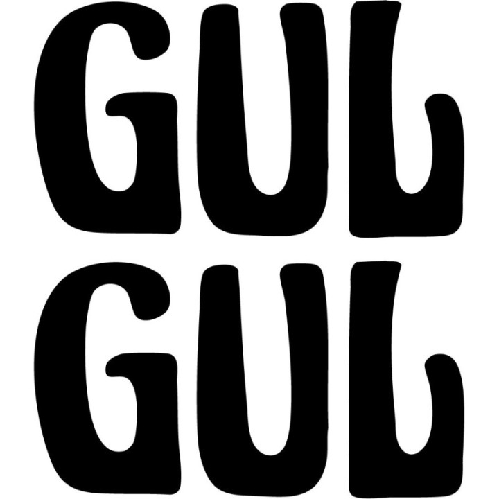 Buy Gul Retro Text Surfing Decal Sticker Online