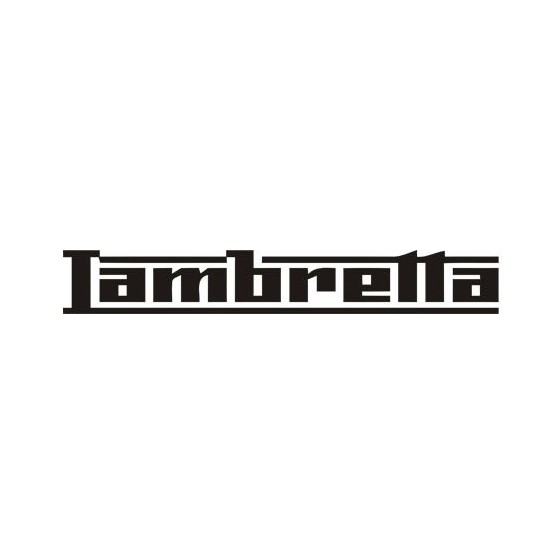 2x Lambretta Vinyl Stickers...