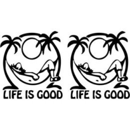 Buy Life Is Good Die Cut Vinyl Decal Online