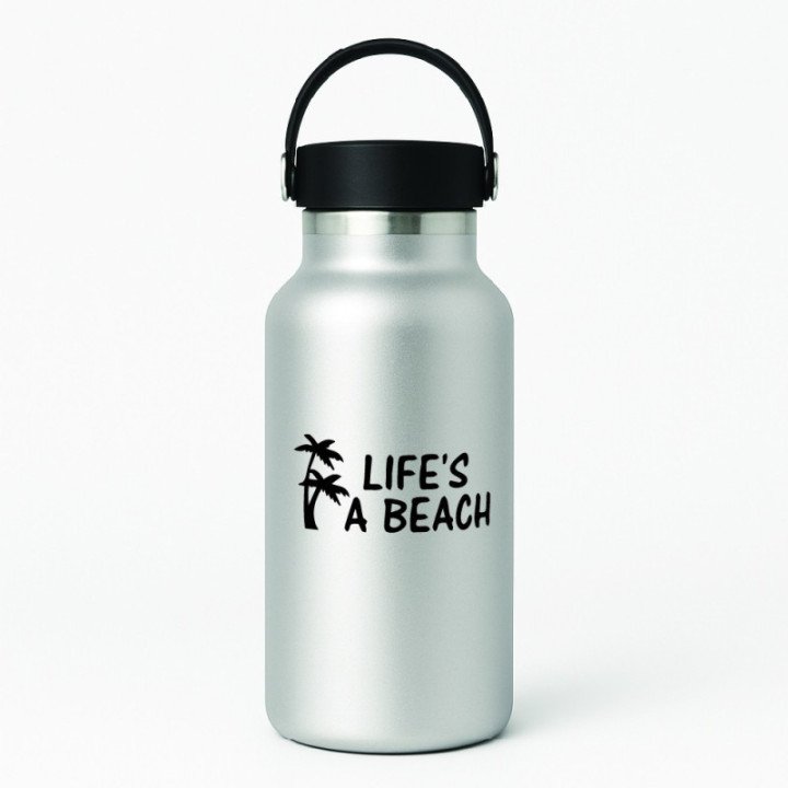 Buy Lifes A Beach Die Cut Vinyl Decal V3 Online