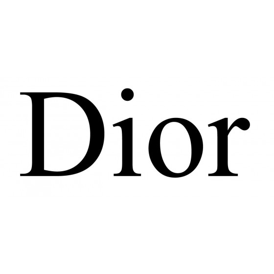 2x Dior Logo Stickers Decals