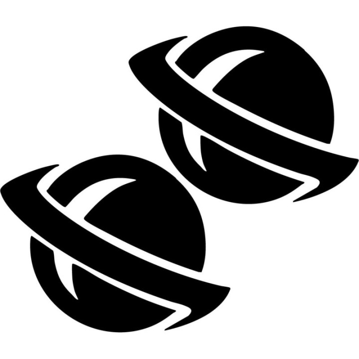 Lost Surfboards Planet Stickers – Surf Lifestyle Decals (2-Pack)