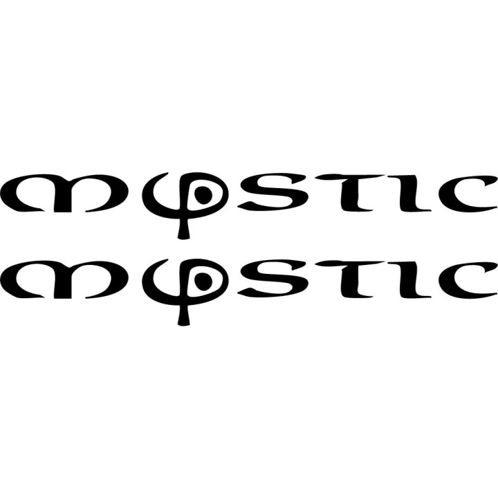 Buy Mystic Text Fresh Surfing Decal Sticker Online