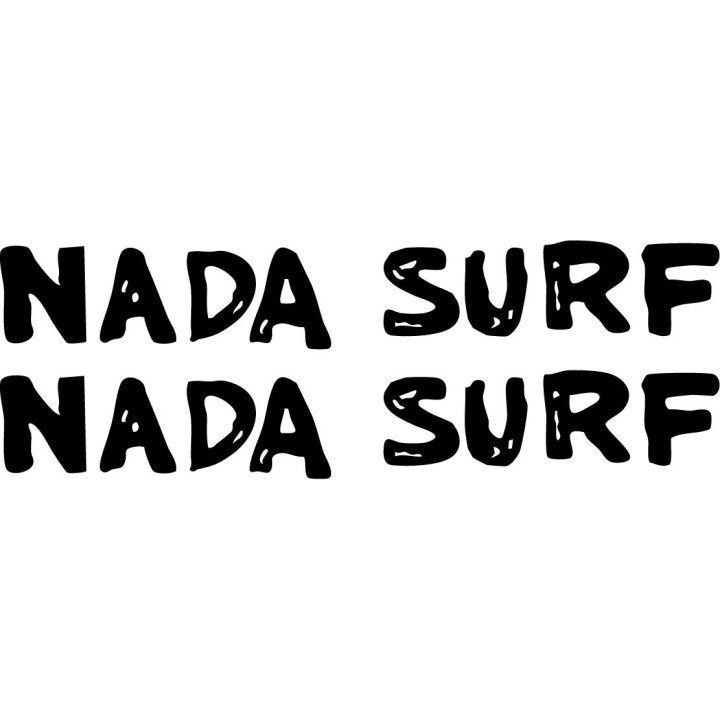 Nada Surf Stickers – Alternative Rock Decals (2-Pack)