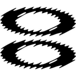 Oakley Ellipse Logo Stickers – Frogskins Prizm (2-Pack)