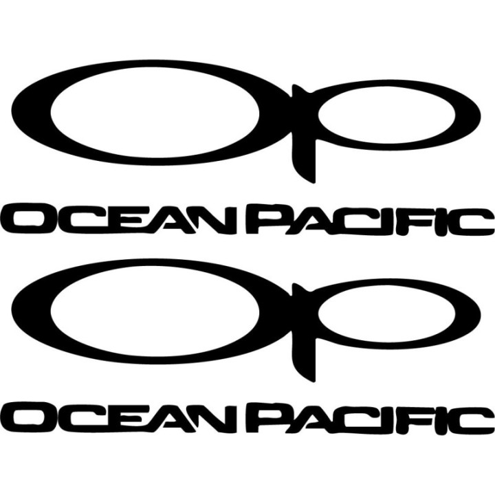 Buy Ocean Pacific Both Surfing Decal Sticker Online