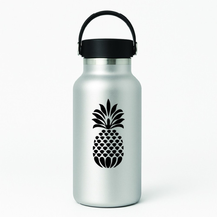 Pineapple Stickers – Tropical Summer Decals (2-Pack)