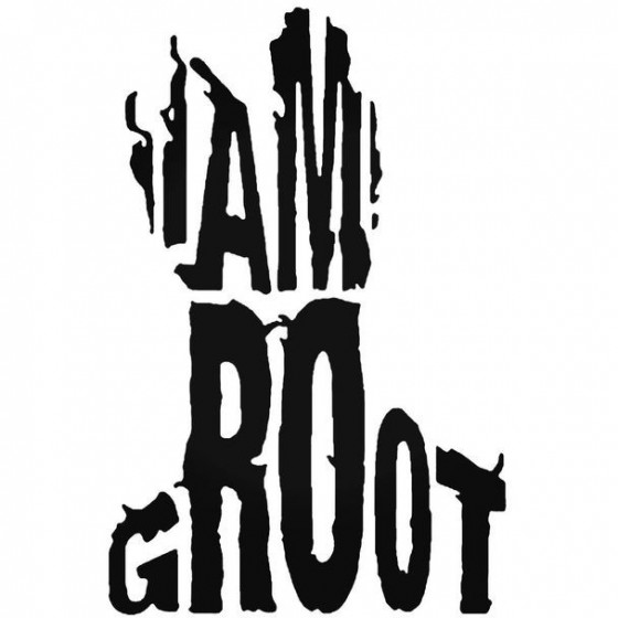 Guardians I Am Groot Decal...