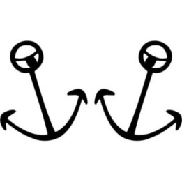 Buy Rvca Anchor Surfing Decal Sticker Online