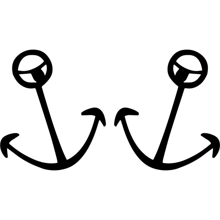Buy Rvca Anchor Surfing Decal Sticker Online
