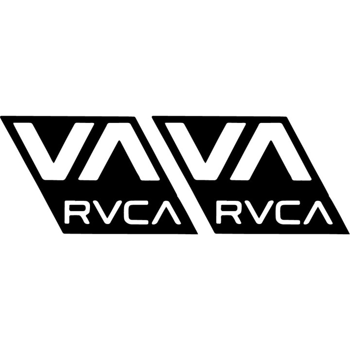 RVCA Surf Stickers – Balance Unity Lifestyle Surf Skate Decals (2-Pack)
