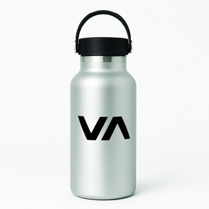 RVCA VA Stickers - Surf Skate Brand Decals (2-Pack)