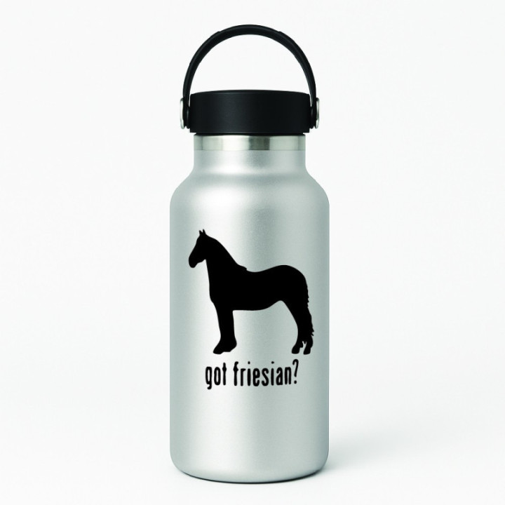 Friesian Horse Stickers – Got Friesian? Decals (2-Pack)