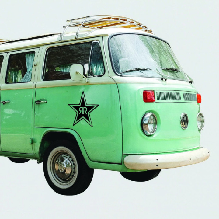 Buy Star Surfing Decal Sticker Online