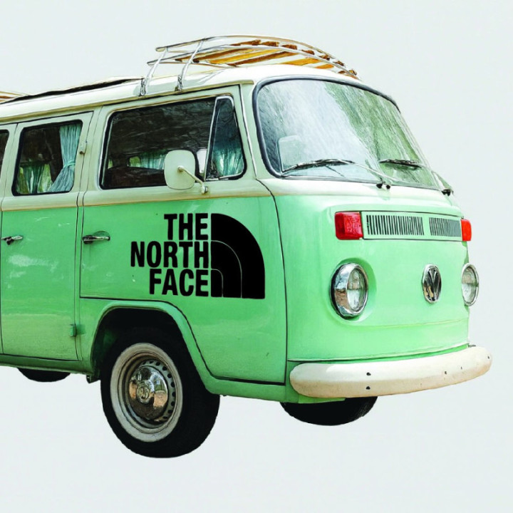 Buy The North Face Surfing Decal Sticker Online