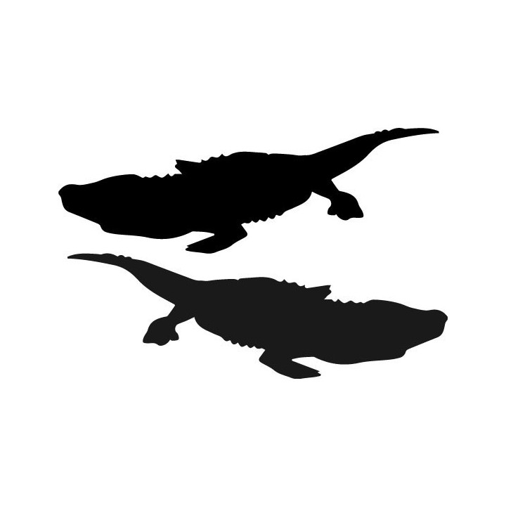 Alligator Decal Sticker V17 - DecalsHouse
