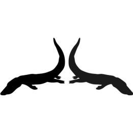 Alligator Decal Sticker V19 - DecalsHouse