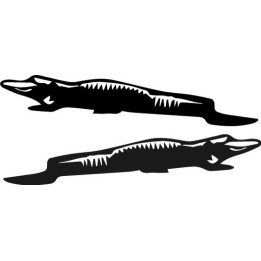 Alligator Decal Sticker V3 - DecalsHouse