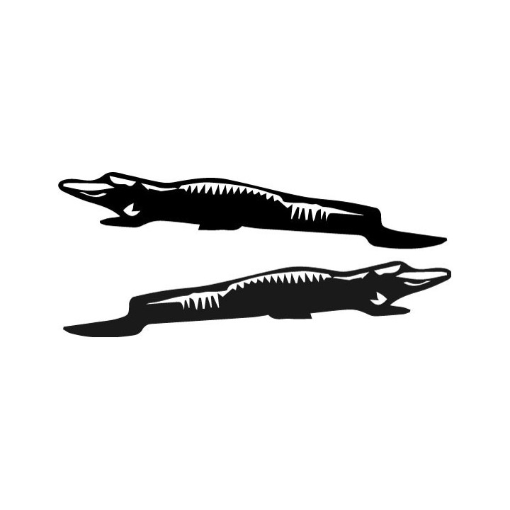Alligator Decal Sticker V3 - DecalsHouse