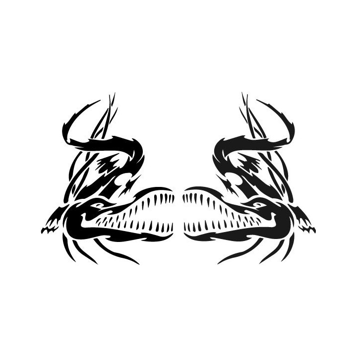 Alligator Decal Sticker V30 - DecalsHouse