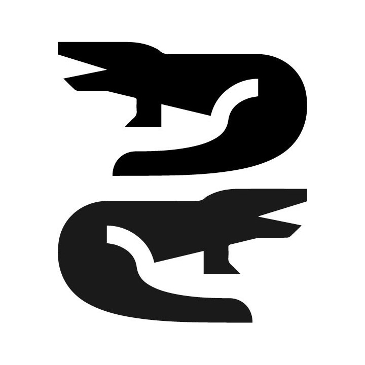 Alligator Decal Sticker V5 - DecalsHouse