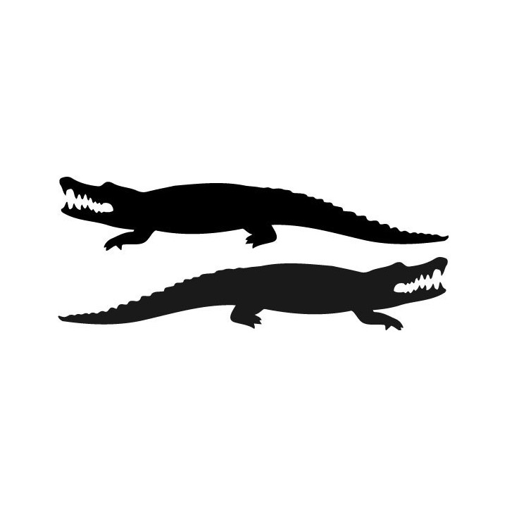 Alligator Decal Sticker V8 - DecalsHouse