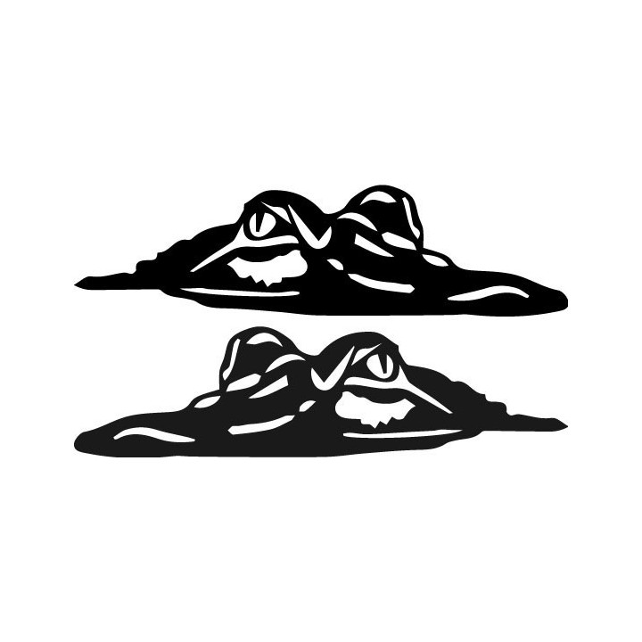 Alligator Head Decal Sticker - DecalsHouse