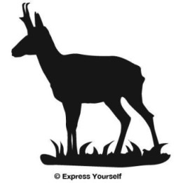 Antelope Decal Sticker V17 - DecalsHouse