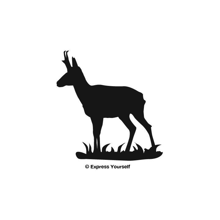 Antelope Decal Sticker V17 - DecalsHouse