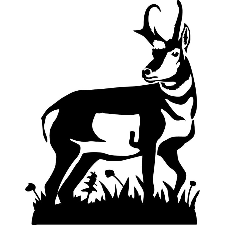 Antelope Decal Sticker V22 - DecalsHouse