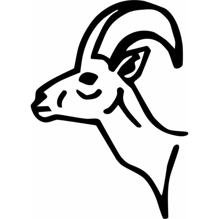 Antelope Decal Sticker V38 - DecalsHouse