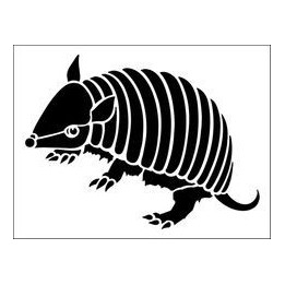 Armadillo Decal Sticker V12 - DecalsHouse